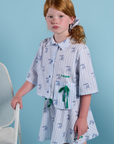 Loud Beach Bed Striped Skirt Set