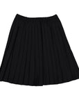L By Ladida Navy Pleated Skirt With Gold String