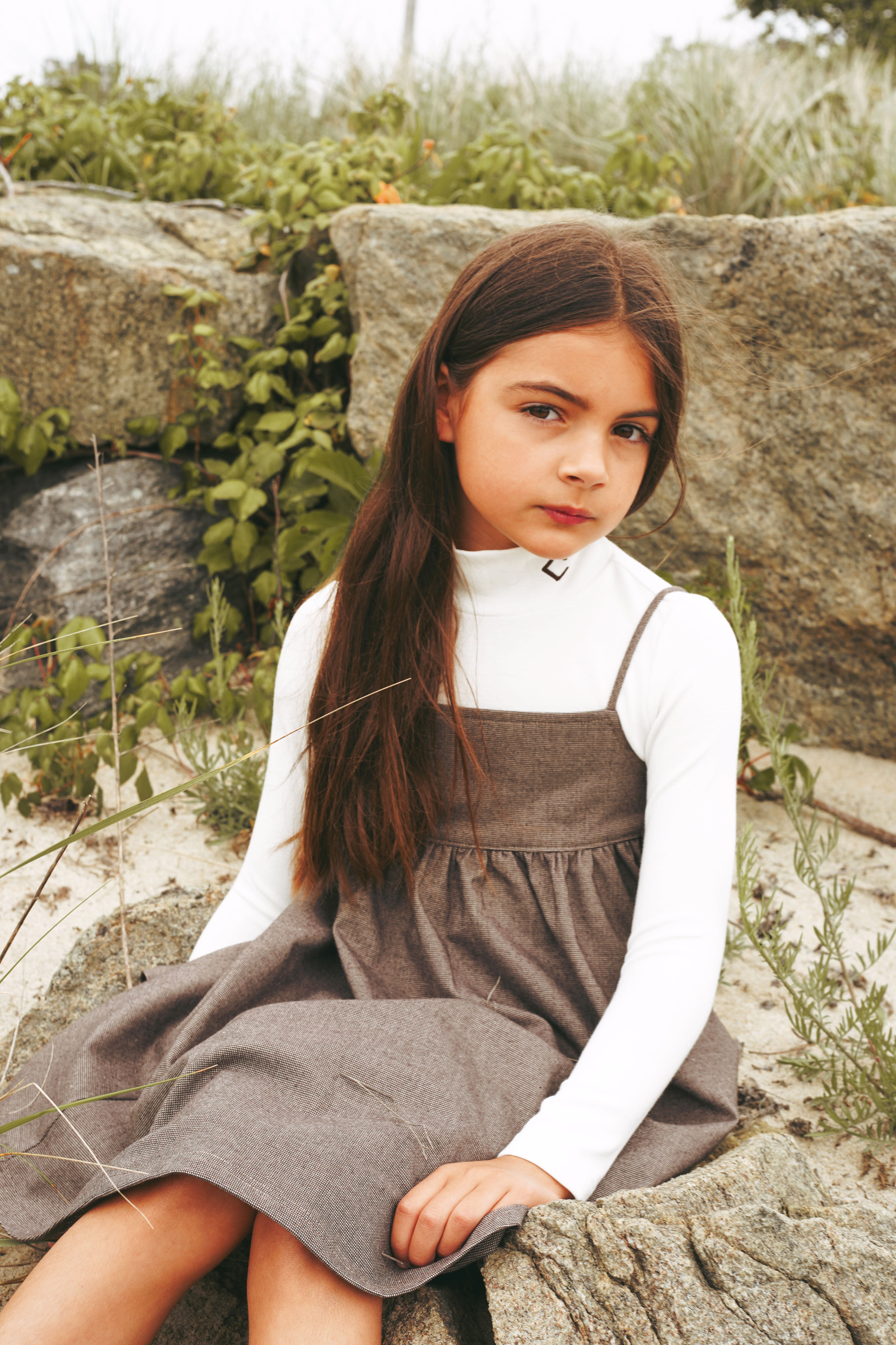 Calla Lili Tweed Dress With  Mock Neck