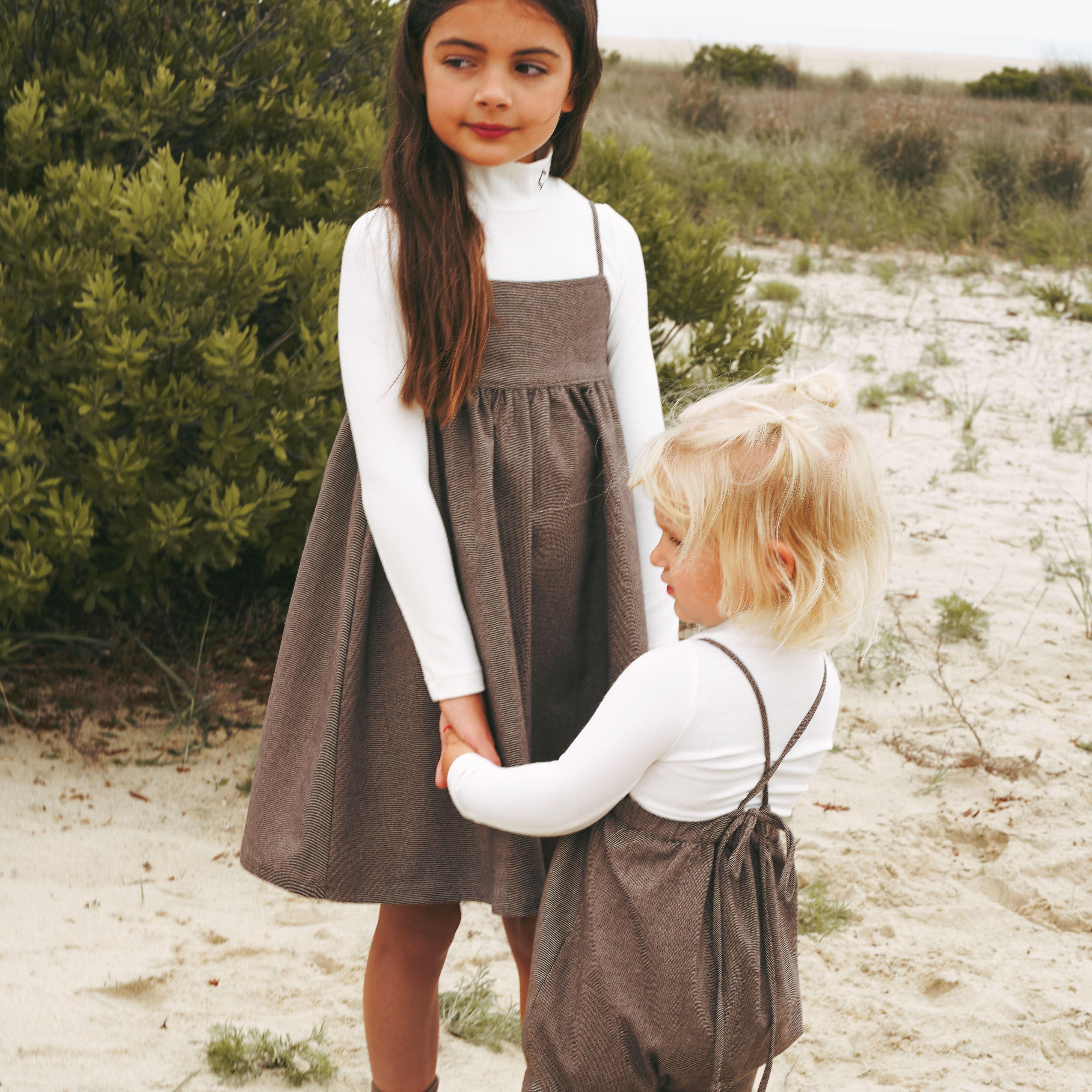 Calla Lili Girl Tweed Romper With Top
