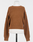 Twinset Camel Crewneck Sweater