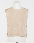 Twinset Biscuit Knit Vest