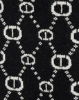 Twinset Oval Logo Knit Scarf