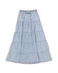 Clubhouse Denim Tiered Skirt