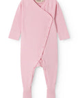 MarMar Copenhagen Pink Stripe Footie + Hat