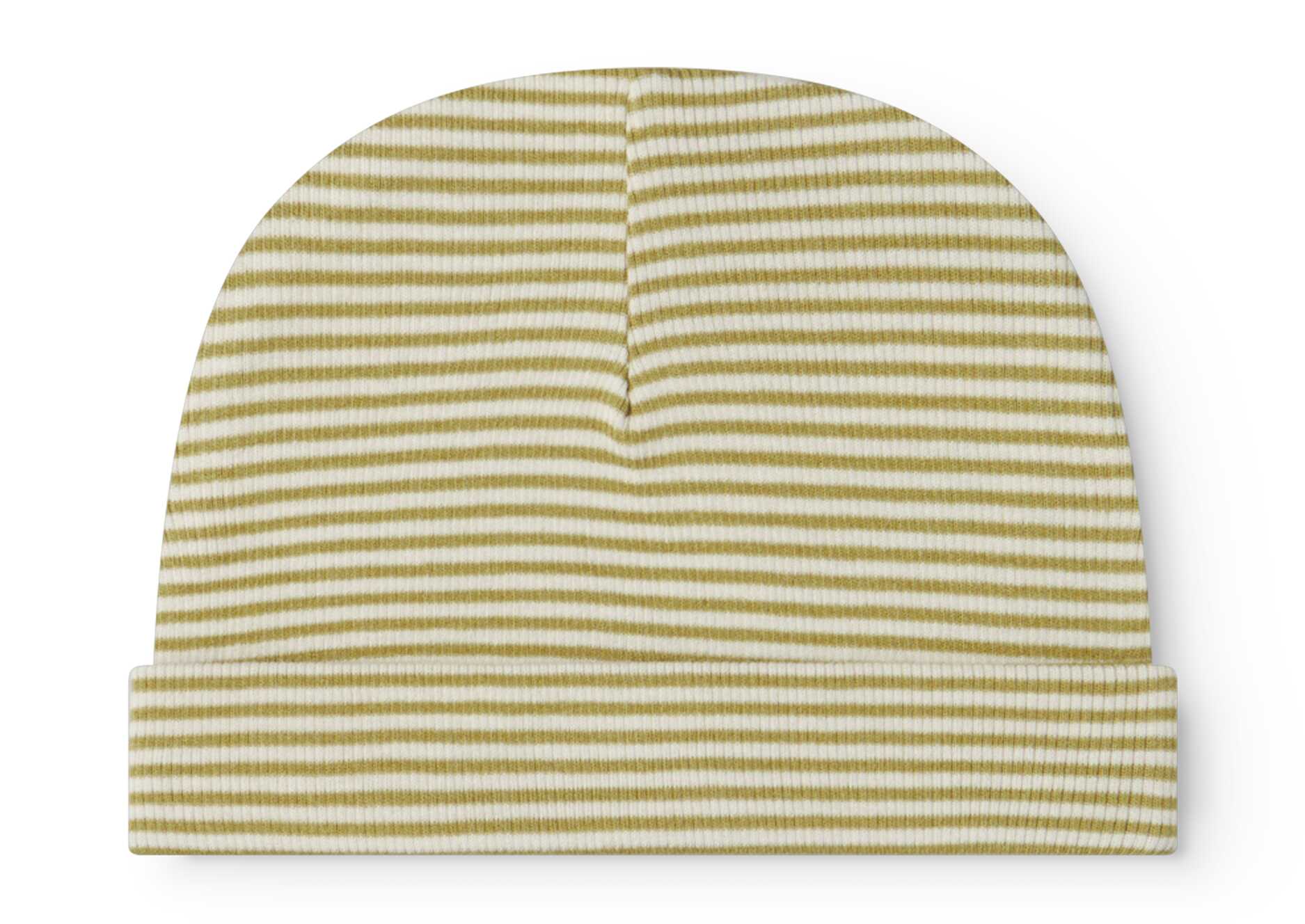MarMar Copenhagen Olive Stripe Footie + Hat