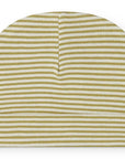MarMar Copenhagen Olive Stripe Footie + Hat