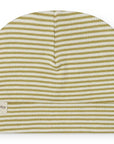 MarMar Copenhagen Olive Stripe Footie + Hat