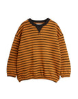 Mini Rodini Brown Striped Aop Sweatshirt
