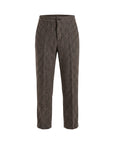 Pernille Black and Brown Houndstooth Suit Pants