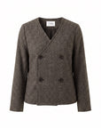 Pernille Black and Brown Houndstooth Suit