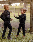 Bopop Collared Star Sweatshirt