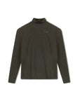 Varsity Olive Cotton Turtleneck