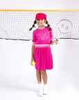 Teela Pink Tennis Logo Dress