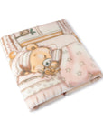 Lil Teddy Twinkle Lil Bear Sugary Pink Blanket