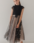 Petit Amalie Embroidered Bow Tulle Skirt