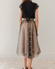 Petit Amalie Embroidered Bow Tulle Skirt