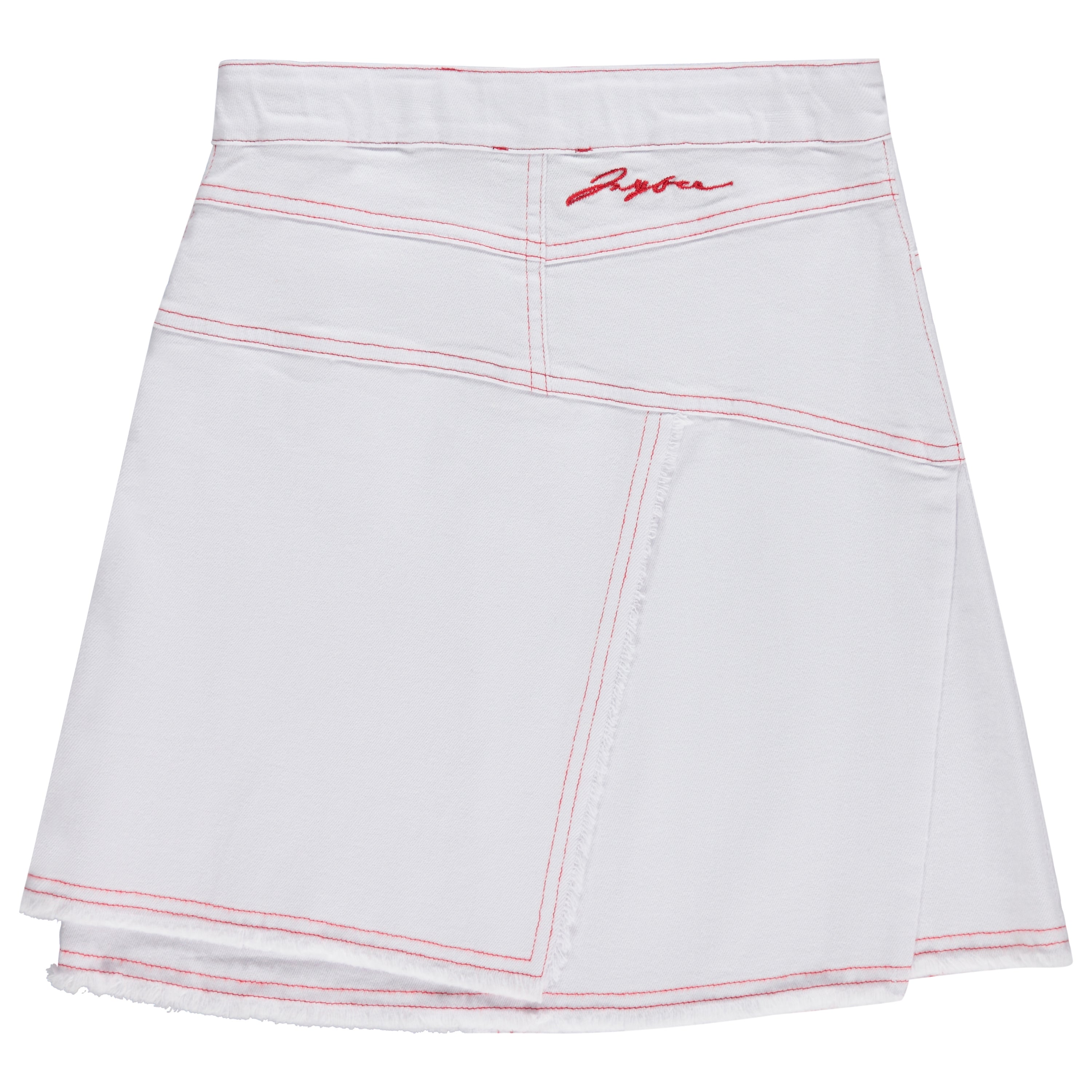 Jaybee Stitched Denim Skirt