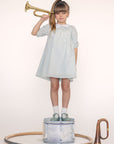 Little Tempest Mint Green Icon Collar Empire Dress