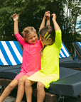 Crew Kids Mesh Neon Swim Dress