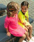 Crew Kids Mesh Neon Swim Dress