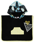 Miss Mini Postcard Swim Girl Poncho