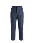 Pernille Grey and Blue Checkered Suit Pants
