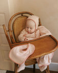 Ely's And Co Whipped Stitch Pink Footie Set