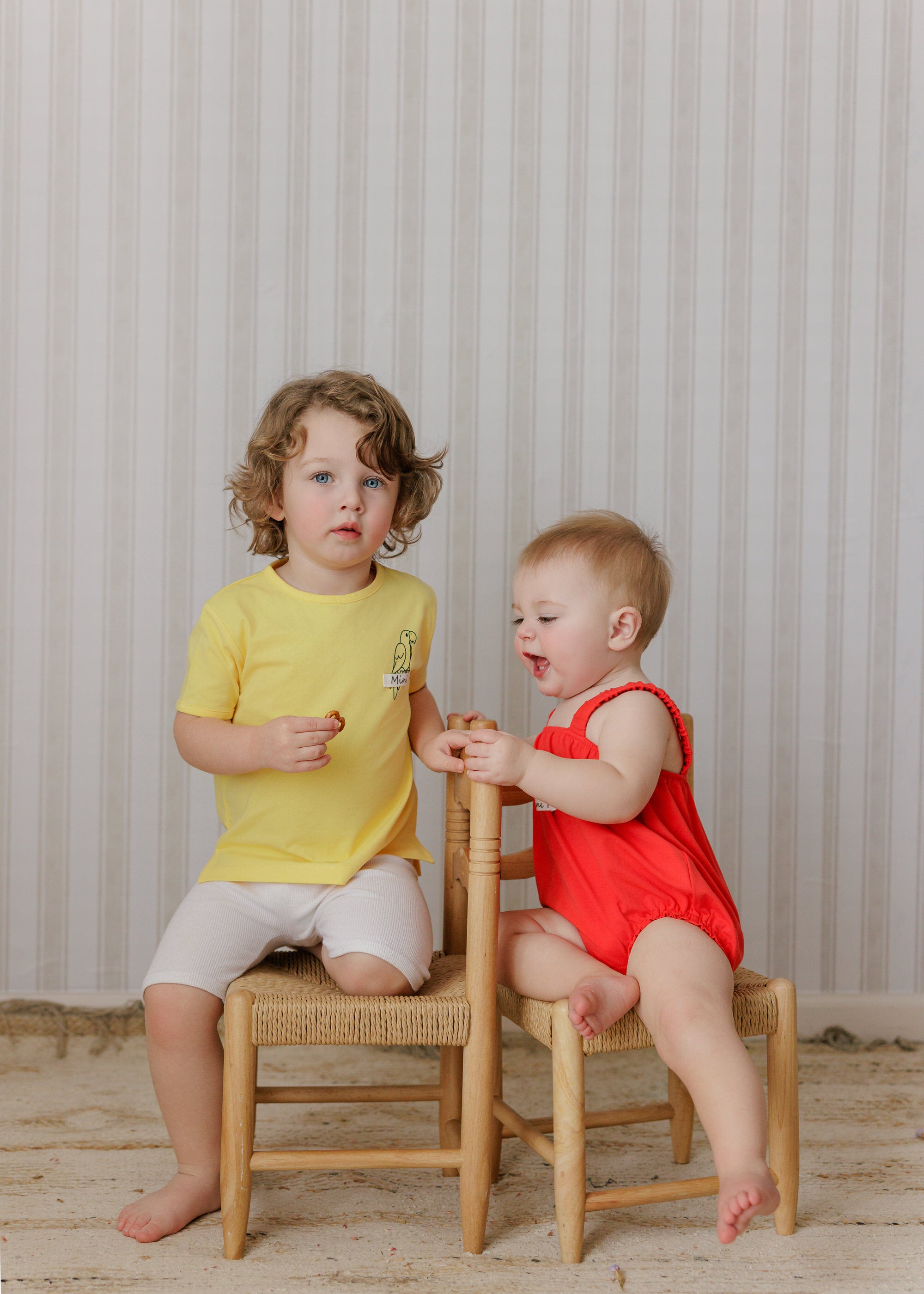 Mini P Tab Girl Romper