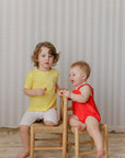 Mini P Tab Girl Romper