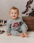 Mini P Velvet Emblem Jumper