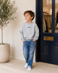 Bobo Choses Grey Mush Monster Sweatshirt