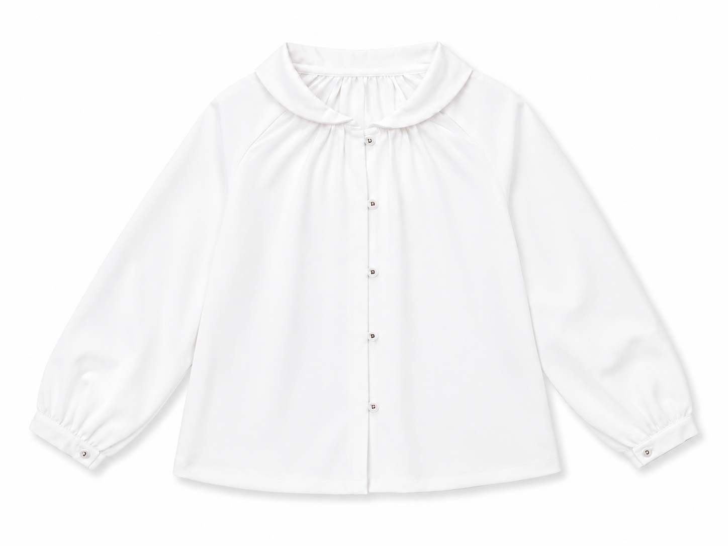 Little Tempest Beige Kerchief Shirt