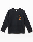 Yell-Oh Black Modal Top