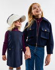 Twinset Classic Blue Jacket With Pockets