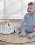 Milk Denmark Cherish Wrap Patch Footie + Hat