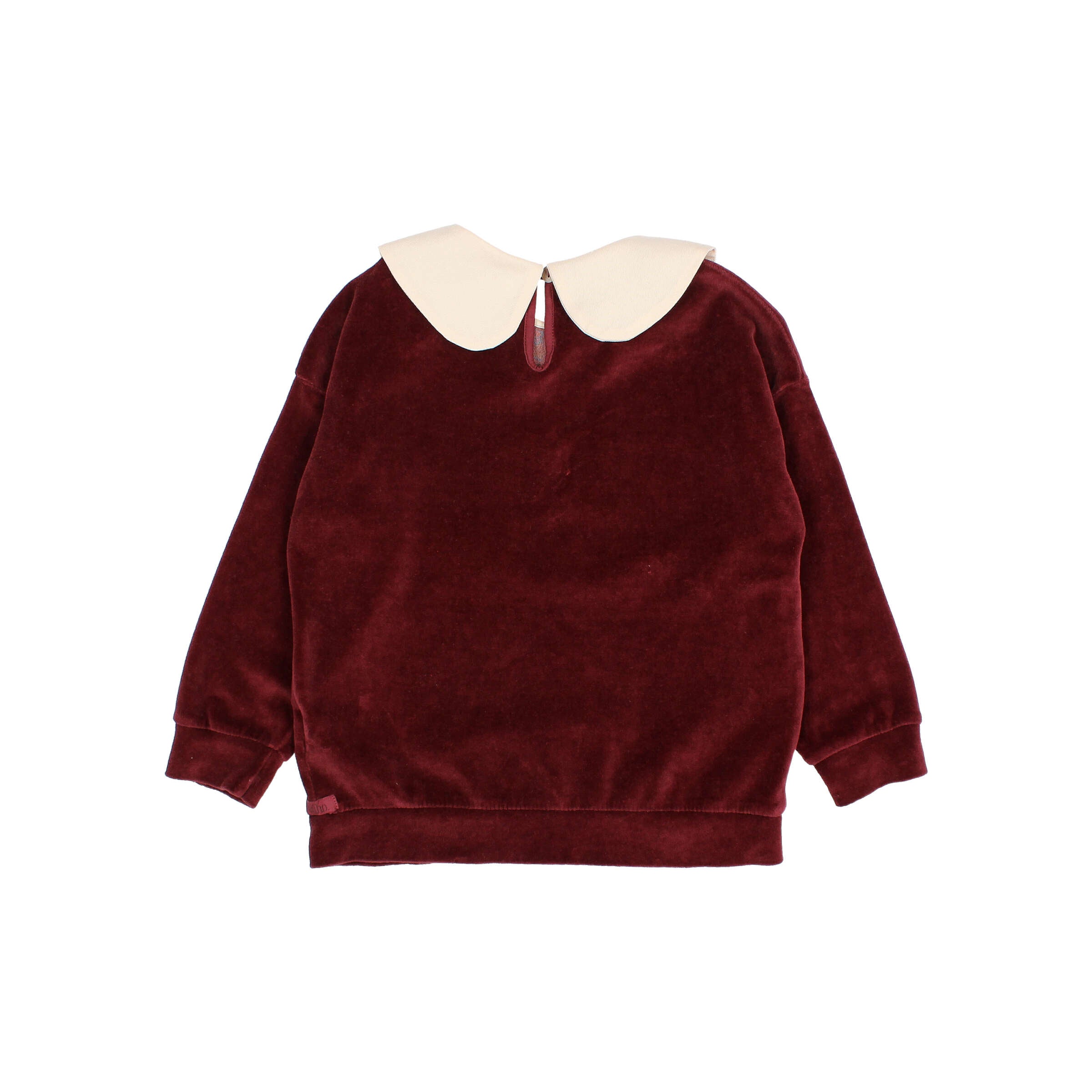 Buho Pomegranate Velvet Sweatshirt