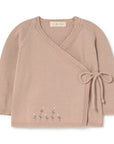 Li And  Me Candy Embroidered Knit Kimono Full Set