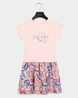 Escada Pink Short Sleeve Dress