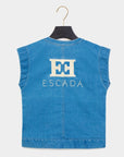 Escada Parisian Denim Waist Vest