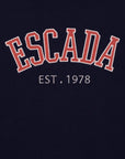 Escada Navy Sweatdress