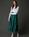 Zaikamoya Green Isabella Skirt