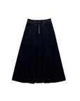 Zaikamoya Black Corduroy Olga Skirt