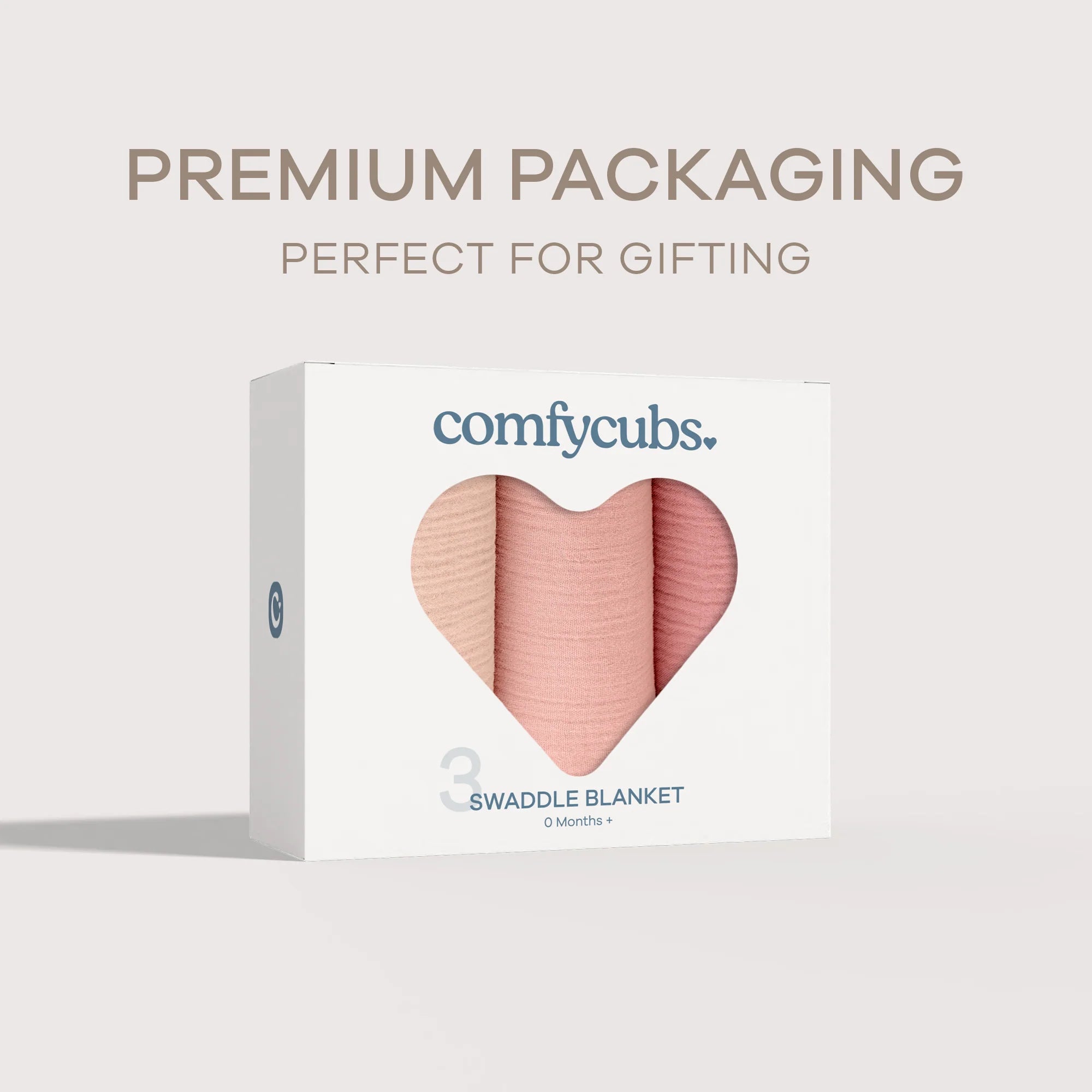 Comfy Cubs 3Pack Muslin Swaddle Set