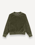 Colmar Green Velvet Crewneck