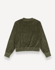 Colmar Green Velvet Crewneck