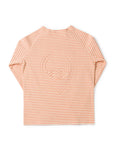 Birnham On The Sea Teen Apricot Stripe Tee