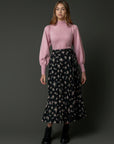 Zaikamoya Nancy Pink Flower Skirt