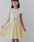 Steph Lemon Wash Denim Skirt