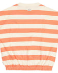 Tumble'n Dry Orange Striped Waisted Top